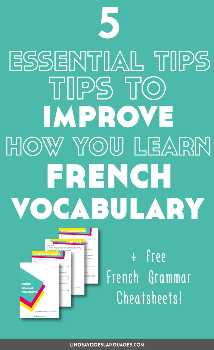 Guest Post: 5 Essential Tips To Improve How You Learn French Vocabulary ...